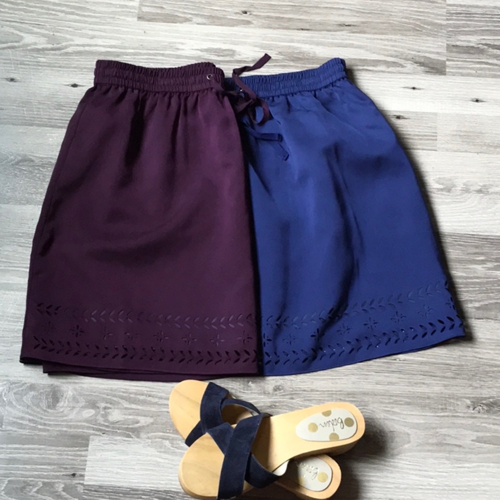 J. Crew Eyelet hem pull on skirt for summer size 4